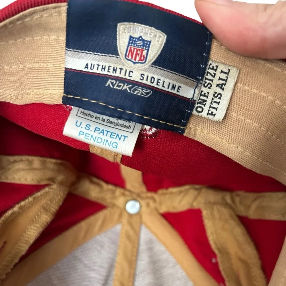 NFL 49ers Hat San Francisco Embroidered One Size Football